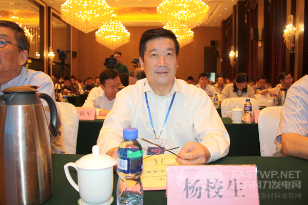 中國農機工業協會風能設備分會楊校生理事長、