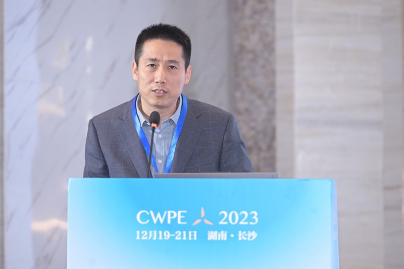 中國電力科學(xué)研究院新能源研究中心科室主任王瑞明發(fā)表《構(gòu)網(wǎng)型風(fēng)電機組并網(wǎng)技術(shù)探討》演講